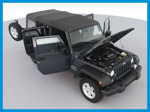 2017 Jeep Wrangler Unlimited Sport S Sport Utility 4D suv Gray for sale in Peoria, IL – photo 12