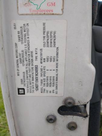 Chevy Blazer LT 4x4 850 for sale in Dothan, AL – photo 4
