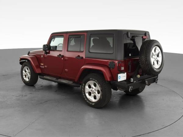 2013 Jeep Wrangler Unlimited Sahara Sport Utility 4D suv Red -... for sale in Alexandria, MD – photo 7