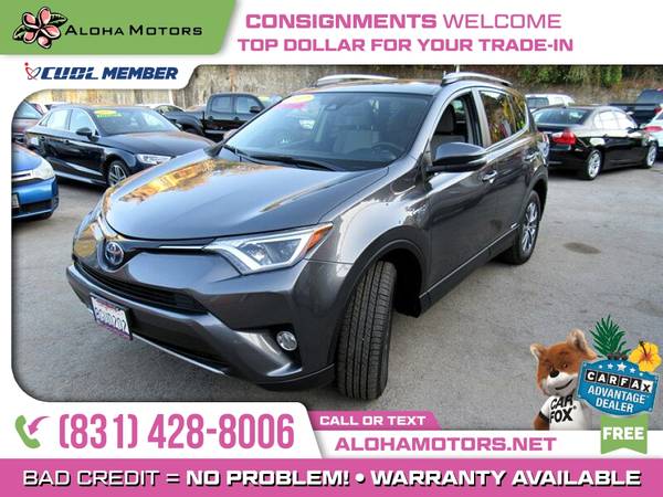 2017 Toyota RAV4 Hybrid XLE FOR ONLY $531/mo! - cars & trucks - by... for sale in Santa Cruz, CA – photo 3