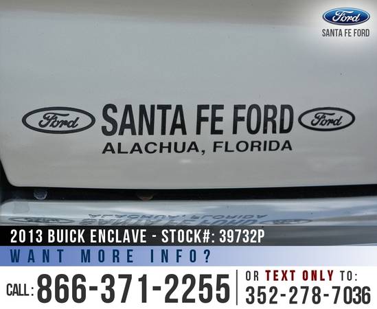 *** 2013 Buick Enclave SUV *** Homelink - Leather Seats - Remote Start for sale in Alachua, FL – photo 11