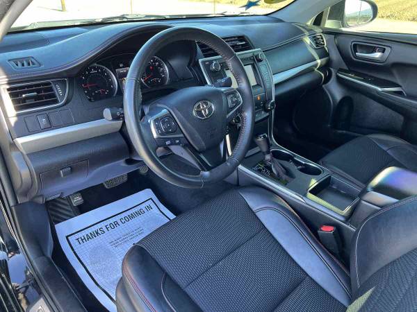 2017 Toyota Camry SE sedan Midnight Black Metallic for sale in Salinas, CA – photo 18