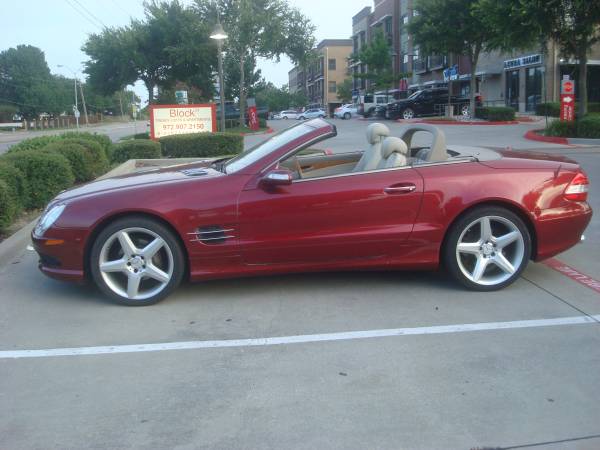 2005 MERCEDES SL500 MAROON/TAN LEATHER 139, 989 ACTUAL MILES - cars for sale in Jenks, OK – photo 4