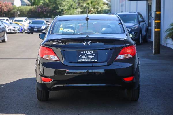 2017 Hyundai Accent SE sedan Ultra Black Pearl - - by for sale in Sacramento , CA – photo 5