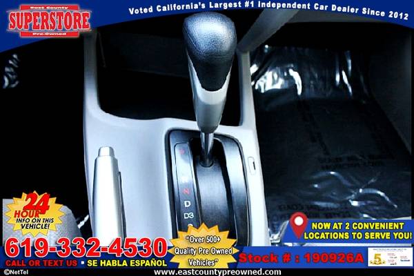 2012 HONDA CIVIC LX sedan-EZ FINANCING-LOW DOWN! for sale in El Cajon, CA – photo 11