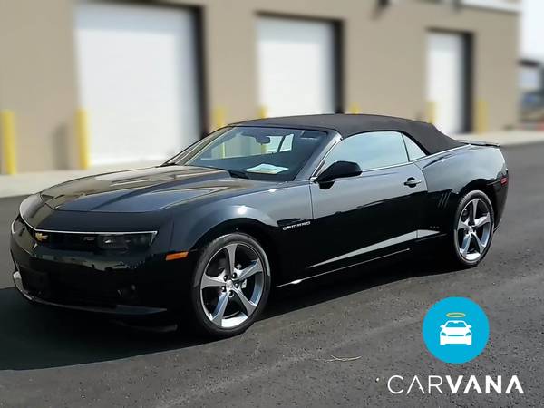 2014 Chevy Chevrolet Camaro LT Convertible 2D Convertible Black - -... for sale in Hobart, IL – photo 3