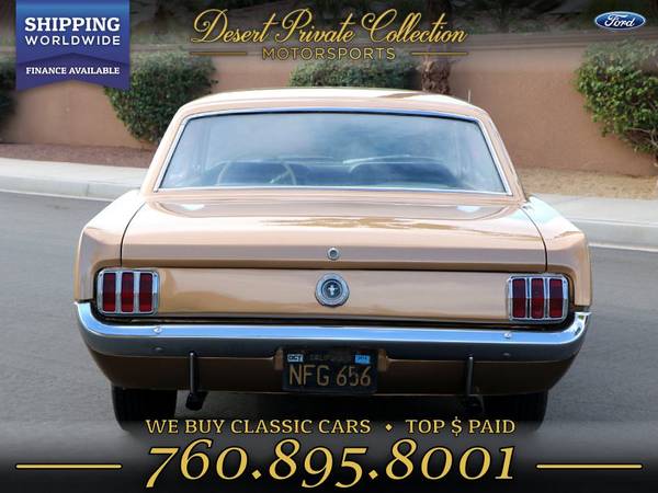 1965 Ford Mustang Coupe 289 4 bbr Coupe available for a test drive for sale in Palm Desert, TX – photo 4