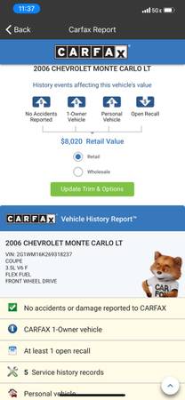 2006 Chevy Monte Carlo - cars & trucks - by dealer - vehicle... for sale in Los Angeles, CA – photo 14