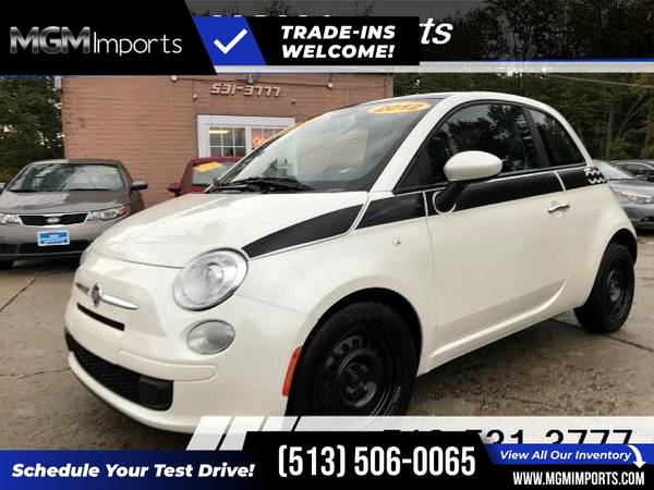 2012 Fiat 500 Pop FOR ONLY $102/mo! - cars & trucks - by dealer -... for sale in Cincinnati, OH