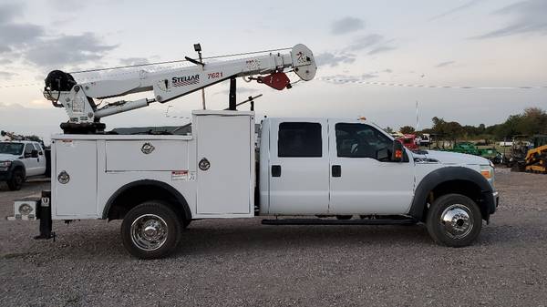 2011 Ford F-550 4wd Crew Cab 7500lb Crane 9ft Mechanics Service Bed 6. for sale in Little Rock, AR – photo 5