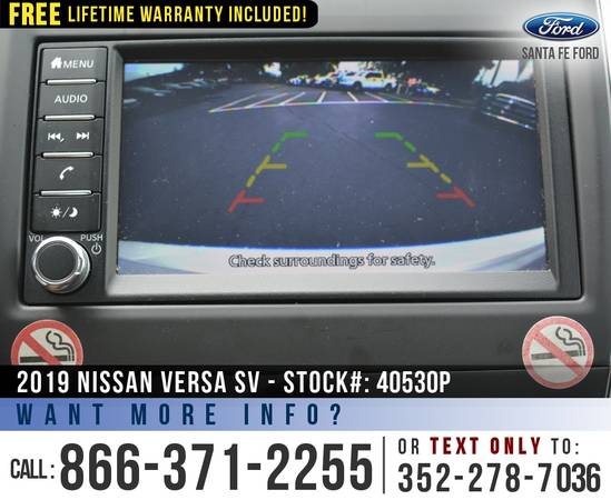 2019 Nissan Versa Sedan SV *** Keyless Entry, Camera, Touchscreen... for sale in Alachua, FL – photo 14