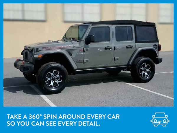 2019 Jeep Wrangler Unlimited Rubicon Sport Utility 4D suv Gray for sale in Appleton, WI – photo 3