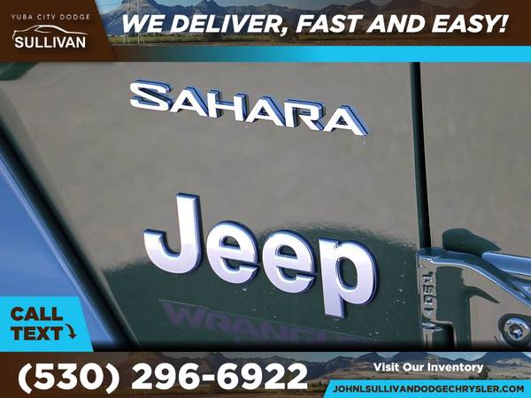 2021 Jeep Wrangler Sahara FOR ONLY 783/mo! - - by for sale in Yuba City, CA – photo 8