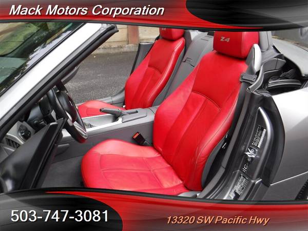 2004 BMW Z4 Premium PKG Roadster 2-Owners Dream Red Interior 6-Speed S for sale in Tigard, OR – photo 10