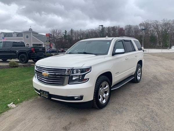 2015 Chevy Chevrolet Tahoe LTZ suv White - - by dealer for sale in Mendon, MA – photo 9