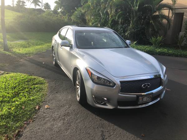 2017 Infiniti Q70, loaded, low mileage, Premium Package Silver/Black... for sale in Lahaina, HI