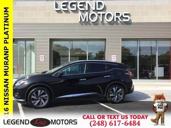 2016 Nissan Murano Platinum for sale in Waterford, MI