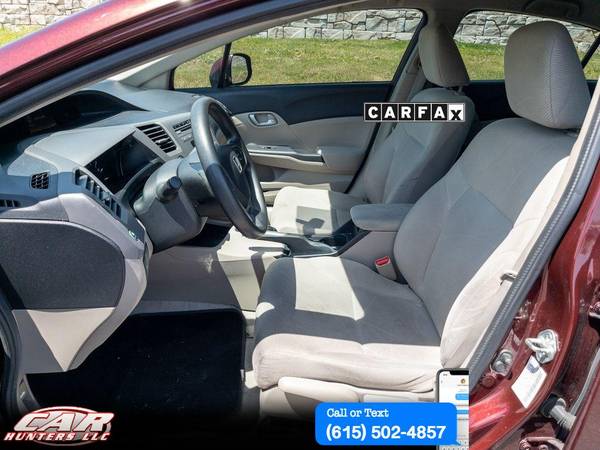 2012 Honda Civic LX 4dr Sedan 5A - - by dealer for sale in Mount Juliet, TN – photo 9