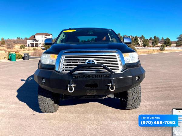 2012 Toyota Tundra 4WD Truck CrewMax 5.7L FFV V8 6-Spd AT LTD (Natl)... for sale in Sterling, CO – photo 4