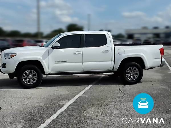 2017 Toyota Tacoma Double Cab SR5 Pickup 4D 5 ft pickup White - -... for sale in largo, FL – photo 4