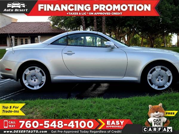 2004 Lexus *SC* *430* Only $303/mo! Easy Financing! - cars & trucks... for sale in Palm Desert , CA – photo 13