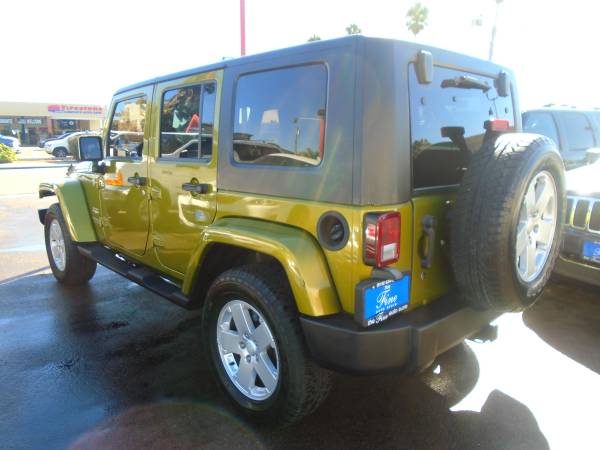 2007 JEEP WRANGLER UNLIMITED SAHARA 4X4 HARD TOP for sale in Imperial Beach ca 91932, CA – photo 7