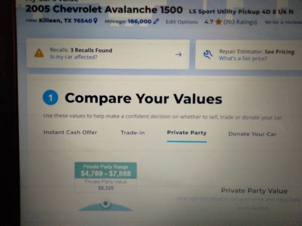 2005 Chevy Avalanche 5.3 V-8 power options $1500 below retail - cars... for sale in Killeen, TX – photo 15
