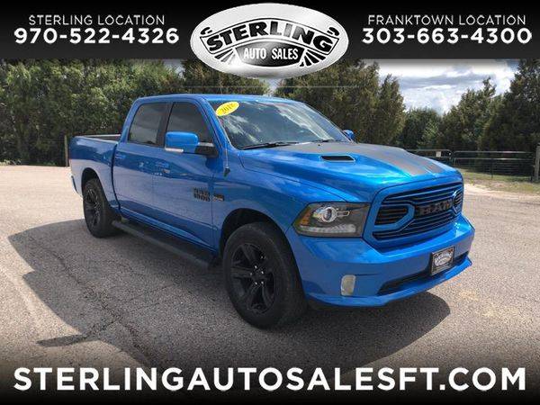 2018 RAM 1500 Sport Crew Cab SWB 4WD - CALL/TEXT TODAY! for sale in Sterling, CO