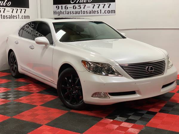 2007 LEXUS LS 460 IN PRISTINE CONDITION AVAILABLE FINANCING!! for sale in MATHER, CA