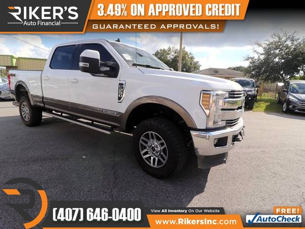 $762/mo - 2019 Ford F-250SD LariatCrew Cab - 100 Approved! - cars &... for sale in Kissimmee, FL – photo 7