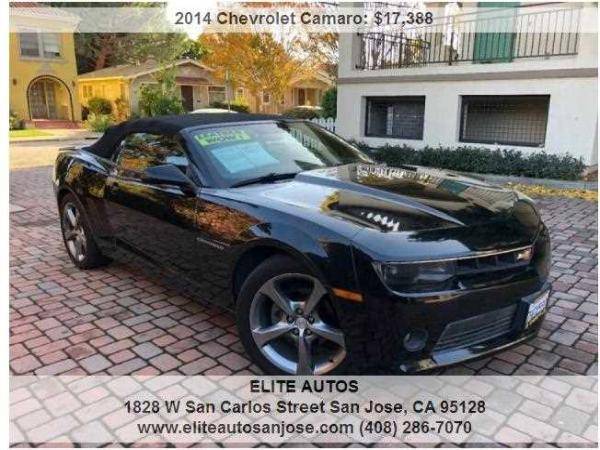 2014 Chevrolet Camaro LT, ONE OWNER, CONVERTIBLE, BACK UP CAMERA for sale in San Jose, CA – photo 6