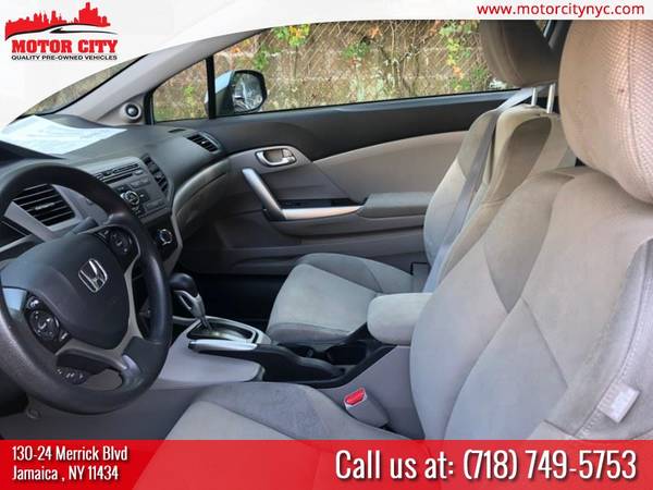 CERTIFIED 2012 HONDA CIVIC COUPE EX! LOADED! CLEAN CARFAX!LOW MILES! for sale in Jamaica, NY – photo 7