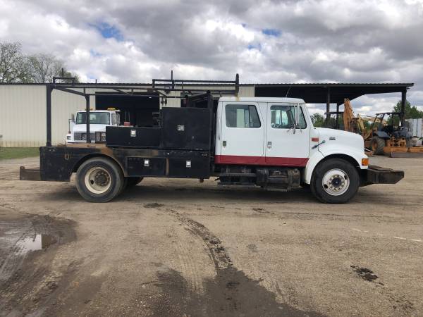 1998 INTERNATIONAL 4700 CREW CAB SERVICE TRUCK - cars & trucks - by... for sale in Avon, MS – photo 3