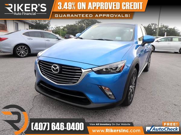$220/mo - 2017 Mazda CX-3 Grand Touring - 100 Approved! - cars &... for sale in Kissimmee, FL – photo 4