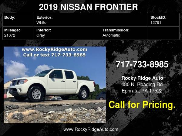 2019 NISSAN FRONTIER Crew Cab 4wd - cars & trucks - by dealer -... for sale in Ephrata, PA – photo 24
