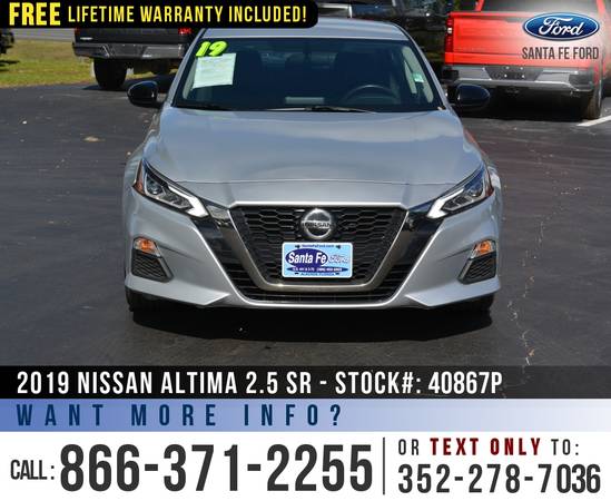 2019 Nissan Altima 2 5 SR Bluetooth, Leather Seats, Touchscreen for sale in Alachua, FL – photo 2