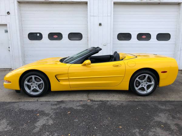 2002 Chevy Corvette Convertible - 6 Speed Manual - Millenium Yellow... for sale in binghamton, NY – photo 2