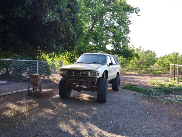 85 4runner solid axle 22re for sale in Chico, CA – photo 2
