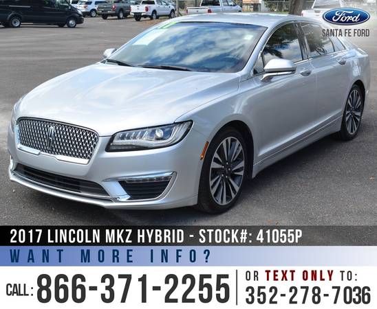 2017 Lincoln MKZ Hybrid Select Remote Start - Bluetooth for sale in Alachua, GA – photo 3