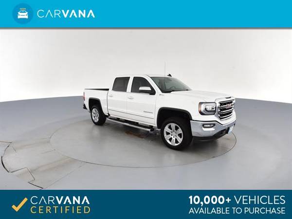 2018 GMC Sierra 1500 Crew Cab SLT Pickup 4D 5 3/4 ft pickup White - for sale in Knoxville, TN – photo 9