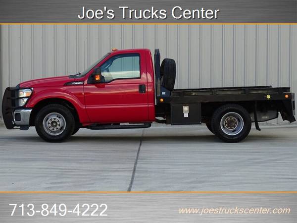 2014 FORD F-350 6.2L GAS XL REG CAB DUALLY 2WD CM FLATBED 1 OWNER TX for sale in Houston, TX – photo 2