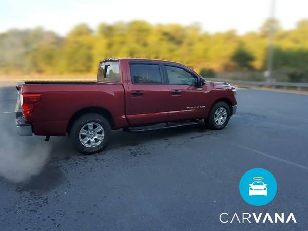 2019 Nissan Titan Crew Cab SV Pickup 4D 5 1/2 ft pickup Red -... for sale in Blountville, TN – photo 11