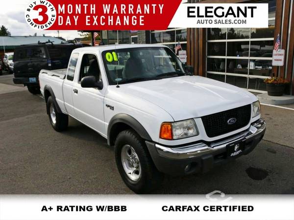 2001 Ford Ranger XLT 4X4 ONE OWNER LOW MILES CLEAN Pickup Truck 4WD for sale in Beaverton, OR – photo 4
