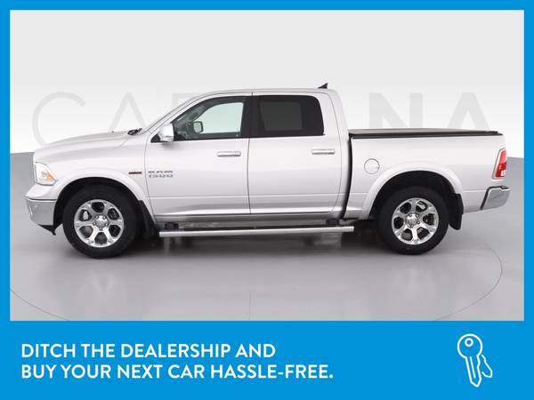 2016 Ram 1500 Crew Cab Laramie Pickup 4D 5 1/2 ft pickup Silver for sale in Riverdale, IL – photo 4