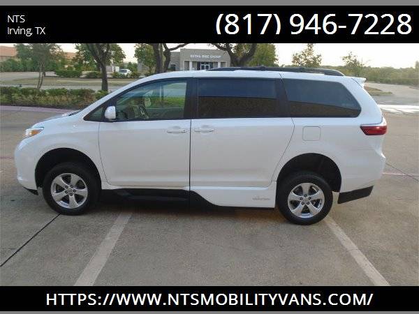 2017 TOYOTA SIENNA MOBILITY HANDICAPPED WHEELCHAIR POWER RAMP VAN for sale in Irving, TN – photo 6