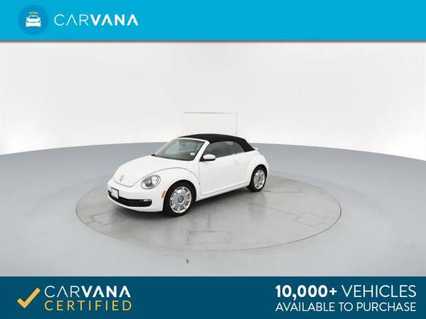 2014 VW Volkswagen Beetle 1.8T Convertible 2D Convertible WHITE - for sale in Indianapolis, IN – photo 6
