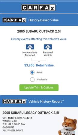 2005 SUBARU LEGACY OUTBACK 2.5l for sale - cars & trucks - by owner... for sale in New Rochelle, NY – photo 15