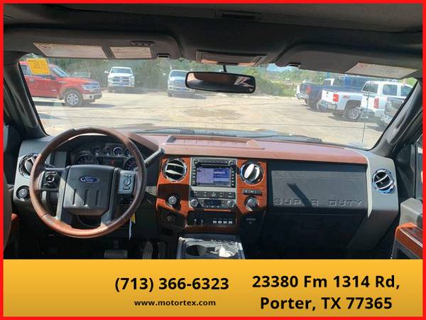 2011 Ford F350 Super Duty Crew Cab - Financing Available! for sale in Porter, TX – photo 9