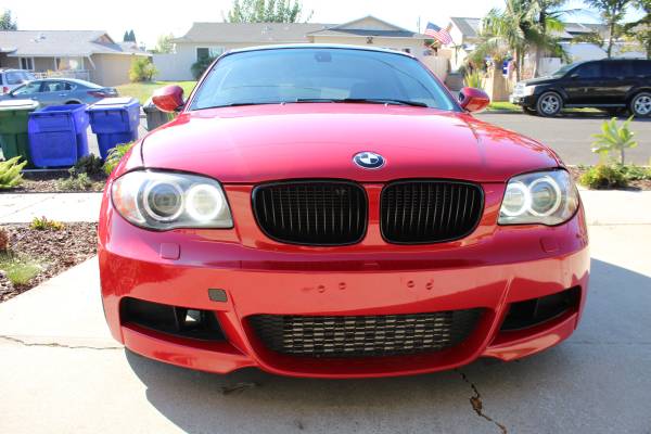 2011 BMW 135I Msport 6 MT Crimson Red canyon carver/DD, 62,214 Miles... for sale in Oceanside, CA – photo 9