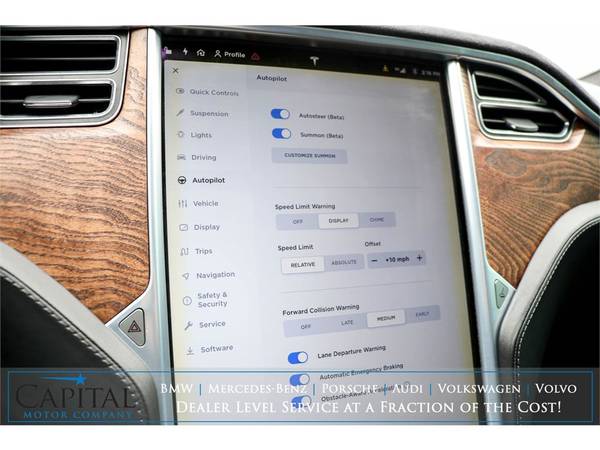 2014 Tesla Model S AWD! Tech Pkg, Nav, Ultra HiFi Audio! CHEAP!!! -... for sale in Eau Claire, WI – photo 12